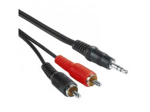 Кабел Аудио Hama Cable Audio 3.5mm Jack 2xRCA M 2m 30455